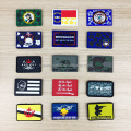 Rotule o patch de borracha 3D com relevo macio de PVC personalizado